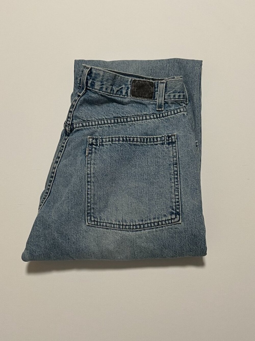 Levis Silvertab Loose Fit Jeans Light Wash Y2K 2000s Denim Men's size 36x34